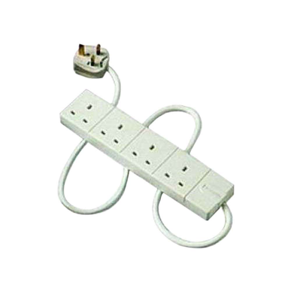 Engineering Socket Lead 13A 4 Gang Extension Socket + 10m Lead, with Neon - ABM Electrical ...